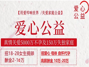 月湖捐卵助孕生子 爱心志愿者招募